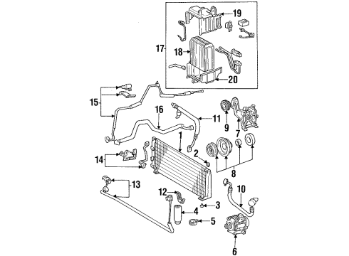 88320-1A420-84 Toyota Compressor