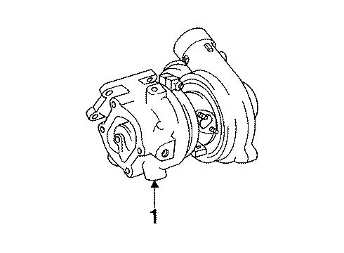 17201-74040 Toyota Turbocharger