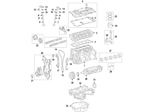 04112-47050 Toyota Valve Grind Gasket Kit