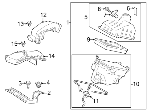 Toyota 17771-18021 Bracket, Air Cleaner 17771-18021 Toyota Bracket, Air Cleaner