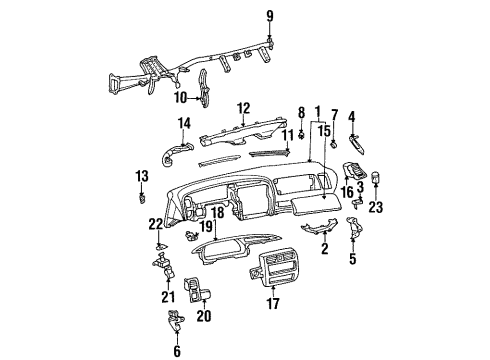 89128-41010 Toyota Sensor Retainer