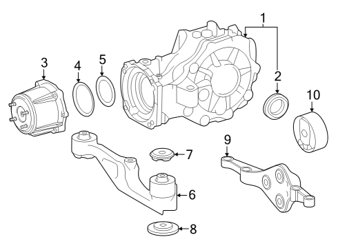 41110-48131 Toyota CARRIER ASSY, DIFFER