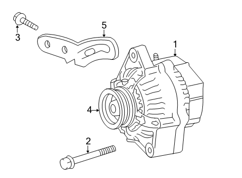 27060-0M130 Toyota Alternator Assembly, With Regulator