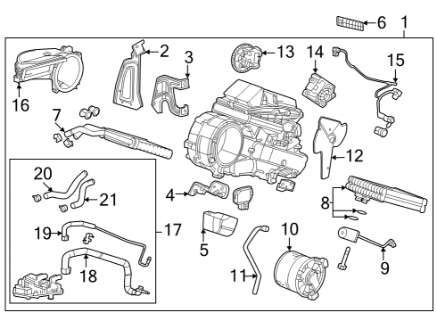 87030-AN020 Toyota Blower Assembly, Air Conditioner