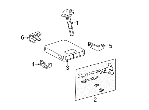 89661-0C282-84 Toyota ECM