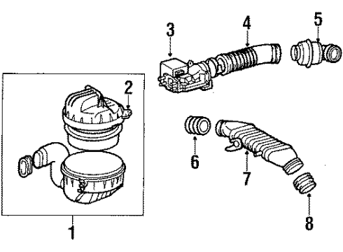 Toyota 22250-43230 Air Mass Sensor 22250-43230 Toyota Air Mass Sensor