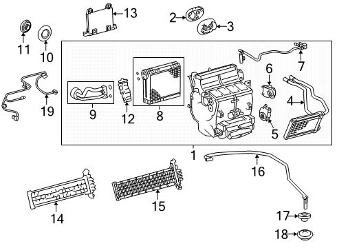 886H0-AK020 Toyota Amplifier Assembly, Air