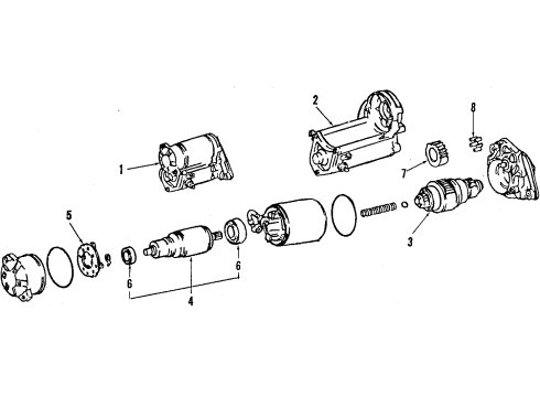 28100-74021-84 Toyota Starter