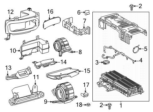 28859-F0290 Toyota Holder, Battery Current Sensor