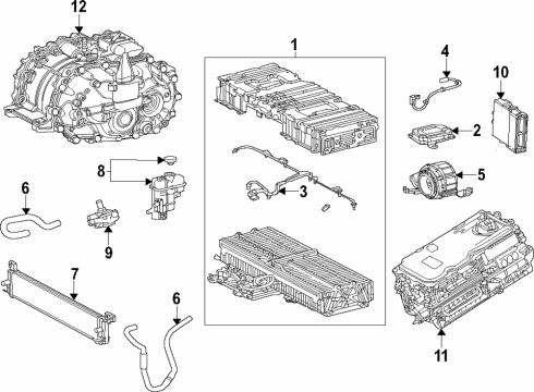 G9510-42032 Toyota Battery Assembly, Hv Supply