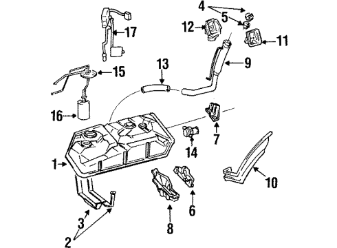 77001-28310 Toyota Fuel Tank