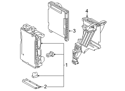 82620-33120 Toyota Block Assembly, Fusible