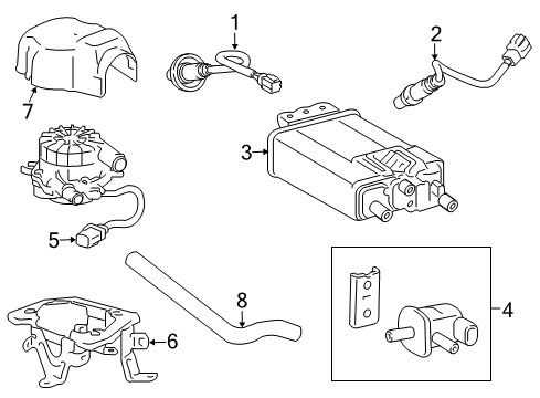 77740-60590 Toyota Vapor Canister