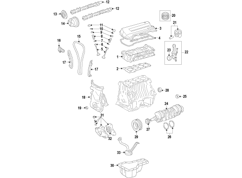 11410-39246 Toyota Cylinder Block
