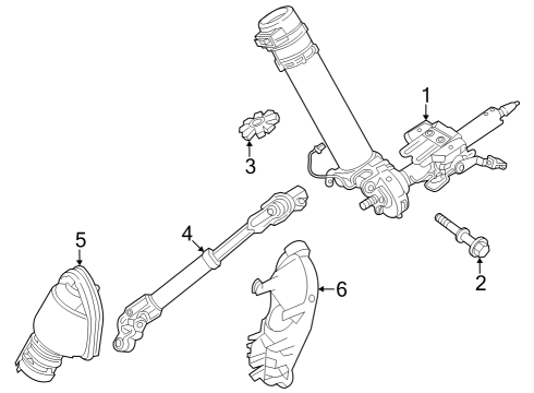 Toyota 4520A-16051 Column Sub-Assembly, Electric Power Steering 4520A-16051 Toyota Column Sub-Assembly, Electric Power Steering