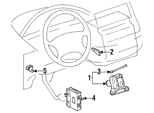 88291-28050 Toyota Computer Bracket
