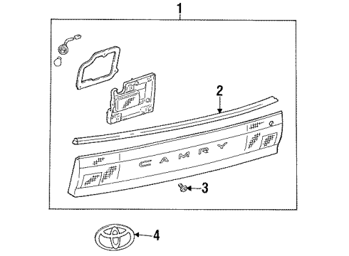 90467-06123 Toyota Finish Panel Retainer