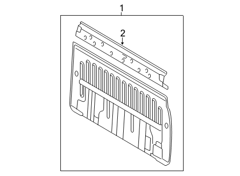 2016 Toyota Tundra Back Panel Diagram