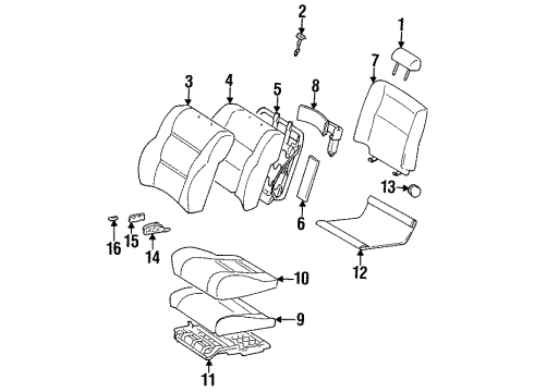 1997 Toyota Land Cruiser Power Seats Diagram