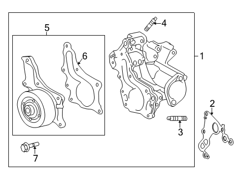 2015 Scion tC Water Pump Diagram