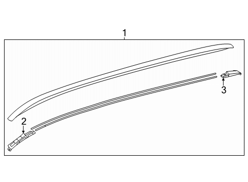 2025 Toyota Crown Signia Exterior Trim - Roof Diagram