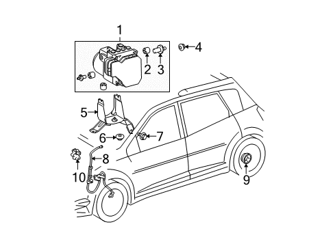 2005 Toyota Matrix Hydraulic System Diagram