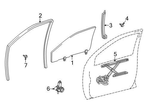 2007 Scion tC Door Diagram