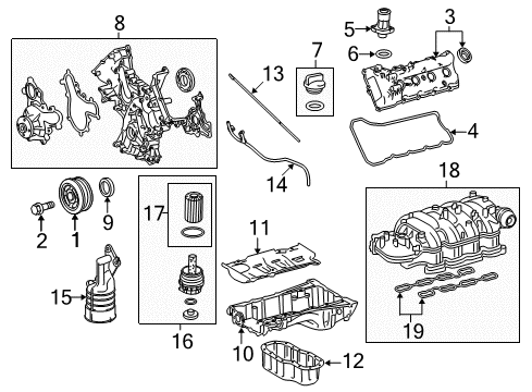 2021 Toyota Tundra Engine Parts Diagram