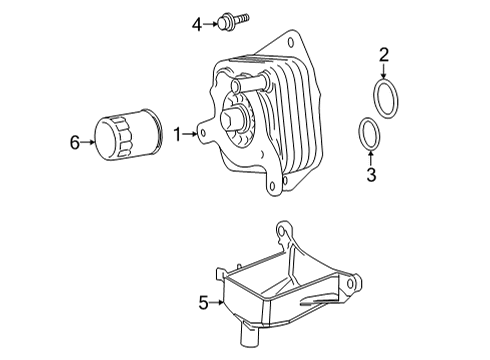 2025 Toyota Tundra Engine Oil Cooler Diagram