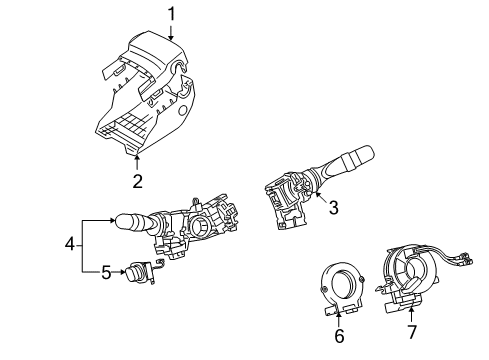 2009 Toyota Land Cruiser Switches Diagram