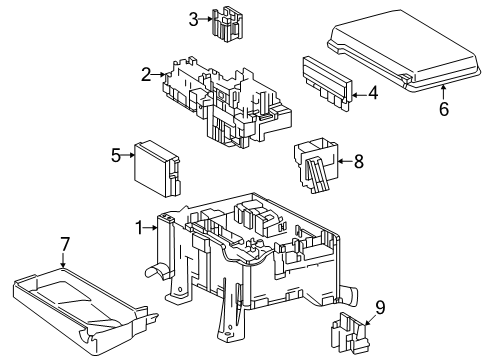 2024 Toyota Tacoma Fuse & Relay Diagram