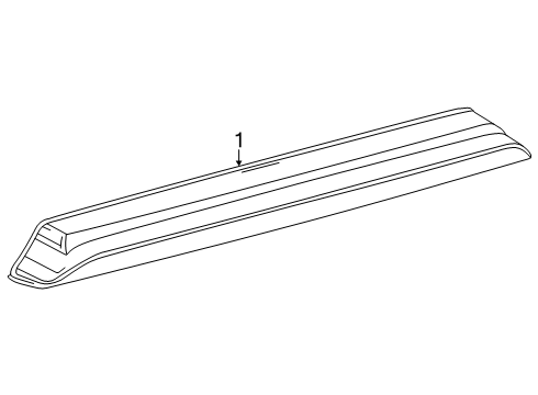 2025 Toyota Land Cruiser High Mount Lamps Diagram