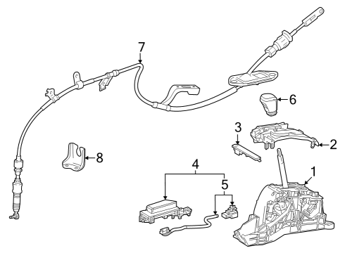 2022 Toyota Camry Center Console Diagram