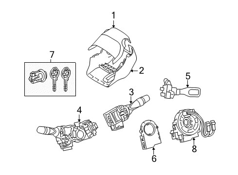 2014 Toyota Corolla Ignition Lock Diagram