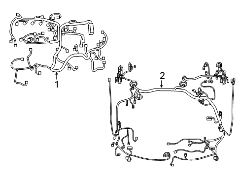 2019 Toyota C-HR Wiring Harness Diagram