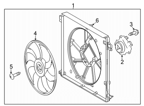 2025 Toyota Highlander Cooling Fan Diagram