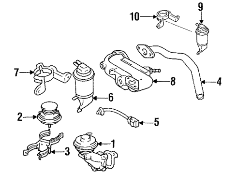 1993 Toyota Camry EGR System Diagram