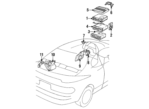1991 Toyota Celica Sound System Diagram