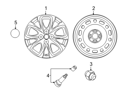 2018 Toyota Yaris iA Wheels Diagram