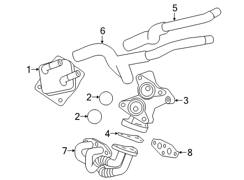 2017 Toyota Highlander Oil Cooler Diagram