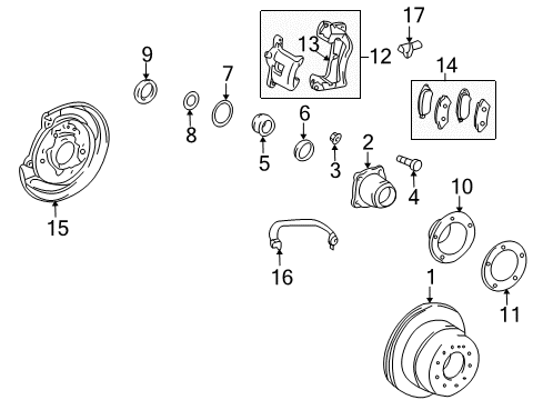 2009 Toyota Land Cruiser Anti-Lock Brakes Diagram