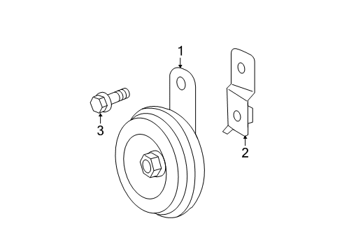 2014 Scion iQ Horn Diagram