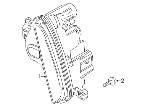 2021 Toyota RAV4 Fog Lamps Diagram