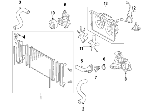 2013 Scion xB Cooling Fan Diagram