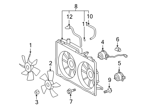 2009 Toyota Prius Cooling Fan Diagram