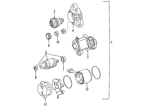 1994 Toyota Supra Starter Diagram 2 - Thumbnail