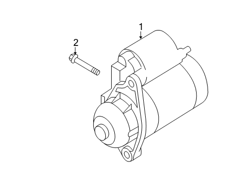 2014 Scion iQ Starter Diagram