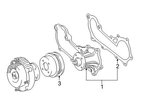 1996 Toyota 4Runner Water Pump Diagram