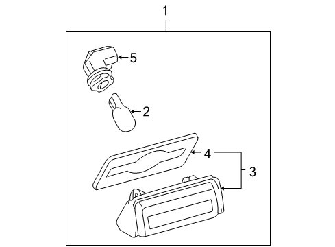 2007 Toyota Sienna Bulbs Diagram