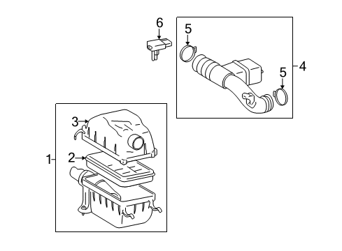 2009 Toyota Sequoia Filters Diagram